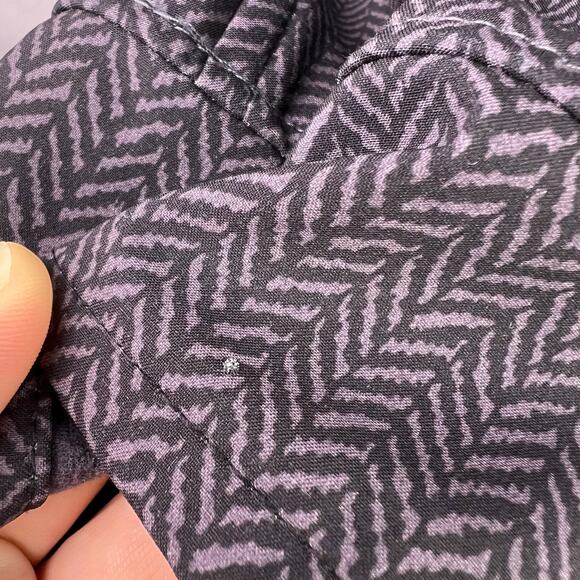 Athleta Shelter Cove Jacket, Gray Herringbone, Softshell, Hooded Rain Coat - Picture 6 of 15